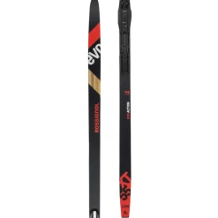 Like-New Rossignol EVO ACTION XT55 S Boys XC Ski/Binding Black And Red 165 cm