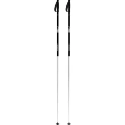 Like-New Rossignol FT500 Mens XC Ski Poles White And Black 145 cm / 57 in