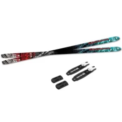 Like-New Whitewoods PHANTOM Mens XC Ski/Binding Black And Royal Blue 177 cm