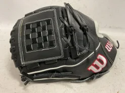 Like-New Wilson A2000 P12 WBW10021312 LH Throw Fastpitch Gloves Black 12