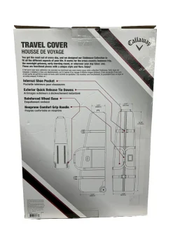 Never Used Callaway SOFT TRAVEL BAG Travel Bag Grey