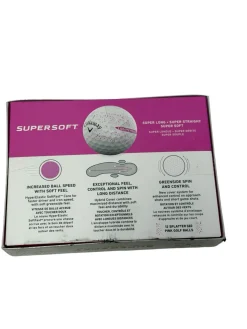 New Callaway SUPERSOFT PINK 12 Pack - Golf Balls