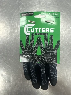 New Cutters GAME DAY YOUTH FB Gloves Black XS