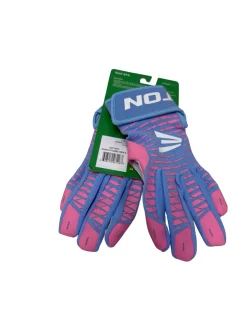 New Easton MAV GTX Adult Baseball Batting Gloves Carolina Blue And Pink SM