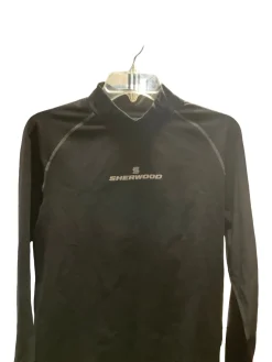 New Sher-wood Cold Weather Long Sleeve Hockey Tops Senior Black LG