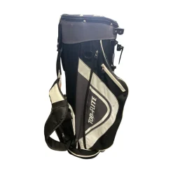 Top Flite Mens Stand Bag Black And White