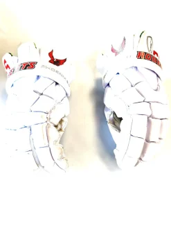 Used Adrenaline PHOENIX LAX Goalie Gloves M White 13
