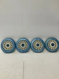Used AM WING 4PK BLUE Inline Wheels 100MM