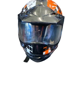 Used ARCTIC CAT SNOPRO HELMET Adult Helmet Orange SM