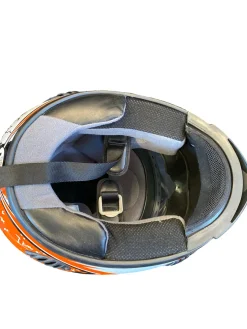 Used ARCTIC CAT SNOPRO HELMET Adult Helmet Orange SM