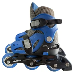 Used AVIGO ADJ 9-13 Junior Rec Fitness Skates Royal Blue Adjustable
