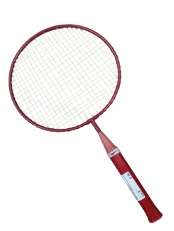 Used BADMINTOM RAQUET Junior Badminton Racquet Red Junior