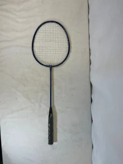 Used BADMINTON RACQUET Adult Badminton Racquet Navy Blue 4 5/8"