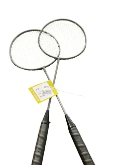Used BADMINTON RAQUET Adult Badminton Racquet Grey Unknown