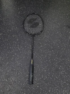 Used BADMINTON RAQUET Adult Badminton Racquet Black Unknown