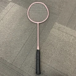 Used BADMITON RAQUET PINK Adult Badminton Racquet Pink Unknown