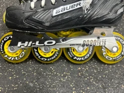 Used Bauer HI-LO Senior Aggressive Skates Black Senior 8
