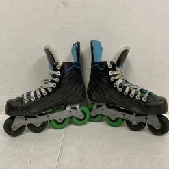 Used Bauer RSX HI-LO Junior Rec Fitness Skates Royal Blue Junior 06