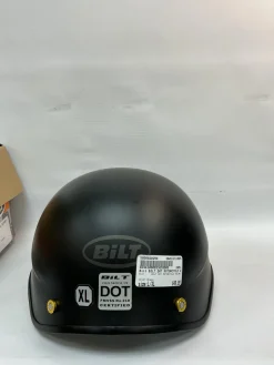 Used Bilt BILT DOT MOTORCYCLE HELMET Adult Helmet Black L/XL