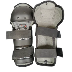 Used Bilt PROTECTIVE Adult Motocross Knee Guard Black Medium