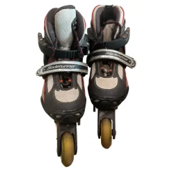 Used Bladerunner ABEC 1 ADJUSTABLE 1-4 Junior Rec Fitness Skates Black Adjustable