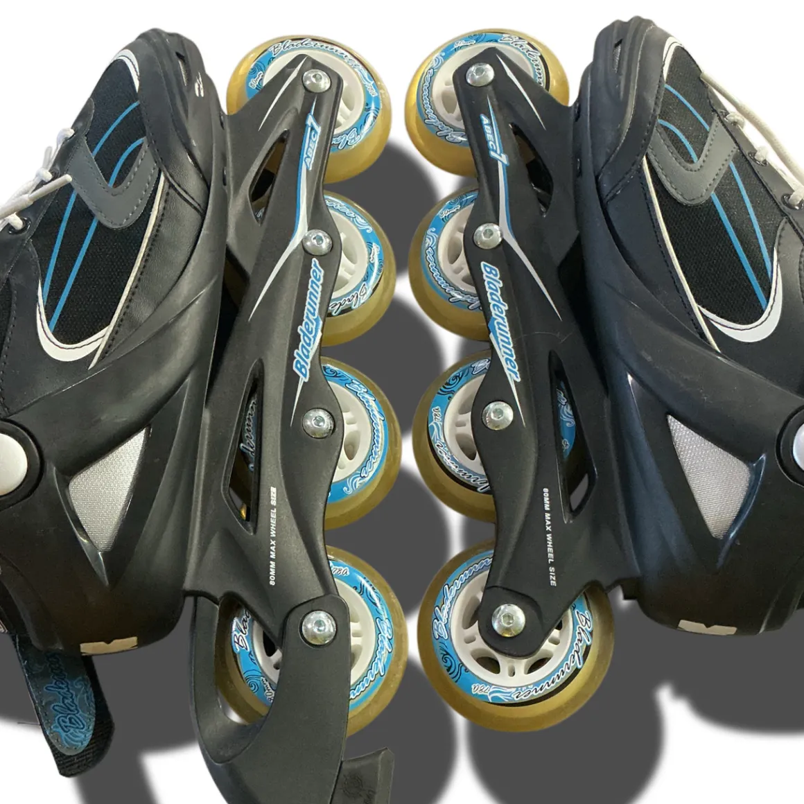 Used Bladerunner ADVANTAGE PRO XT S7 Racing Inline Skates Black Senior 7