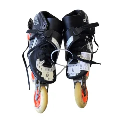 Used BONT JET SPEED SKATES Racing Inline Skates Black Senior 6