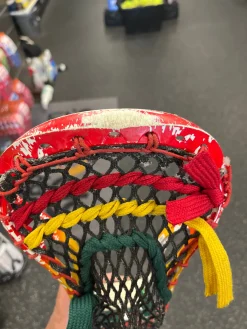 Used Brine CLUTCH X Mens Lacrosse Head Green And Gold
