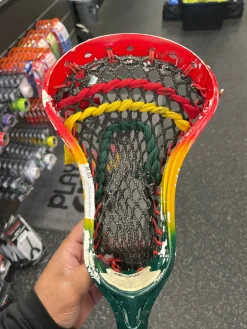 Used Brine CLUTCH X Mens Lacrosse Head Green And Gold