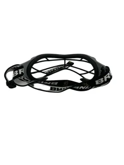 Used Brine Dynasty II Womens Lacrosse Goggles Facial Protector Grey/Black