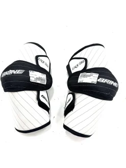 Used Brine ESQUIRE Lacrosse Arm Pads/Guards White LG
