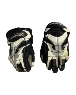 Used Brine GLOVES Lacrosse Gloves Junior Black XS