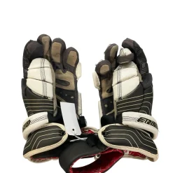 Used Brine KING Lacrosse Gloves Mens White LG