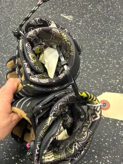 Used Brine KING VI Lacrosse Gloves Mens Black 13"