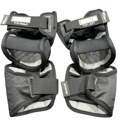 Used Brine Lacrosse Arm Pads/Guards Black SM