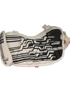 Used Brine STUNNER Lacrosse Rib Pads Black MD