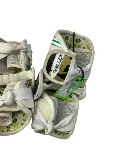 Used Brine THRILLER Lacrosse Arm Pads/Guards Green S/M