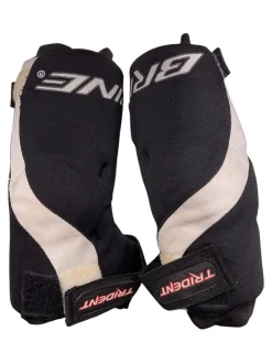 Used Brine TRIDENT Lacrosse Arm Pads/Guards Black MD