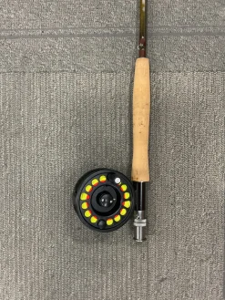 Used CABELAS THREE FORKS + PRESTIGE PLUS 2 Rod and Reel Combo