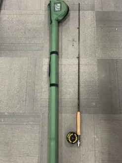 Used CABELAS THREE FORKS + PRESTIGE PLUS 2 Rod and Reel Combo