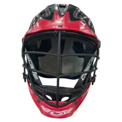 Used Cascade BLACK HELMET Lacrosse Helmet Black SM