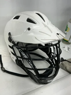Used Cascade CPV Lacrosse Helmet White Fits all