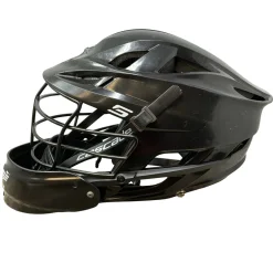 Used Cascade S ADJ W/THROAT GRD Lacrosse Helmet Black One Size