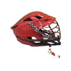 Used Cascade S Lacrosse Helmet Red One Size