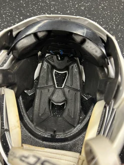 Used Cascade XRS CHROME Lacrosse Helmet White One Size