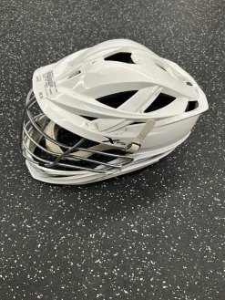 Used Cascade XRS CHROME Lacrosse Helmet White One Size