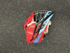 Used Cascade XRS Lacrosse Helmet Red One Size