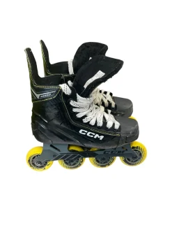 Used CCM SUPER TACKS 9350R Junior Aggressive Skates Black Junior 03