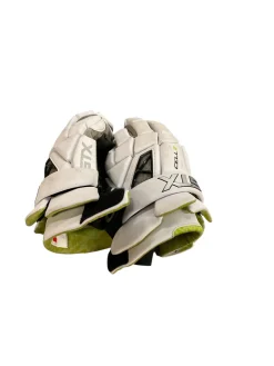 Used CELL XTS Lacrosse Gloves Mens White 20"