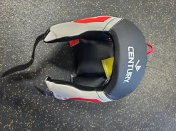 Used Century Martial Arts Head Gear White/Black/Red